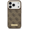 Θήκη Guess 4G Logo Plate MagSafe για Apple iPhone 18 Pro Max / 17 Pro Max, Καφέ
