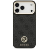Θήκη MagSafe Guess 4G Strass Logo για Apple iPhone 18 Pro Max / 17 Pro Max, Μαύρη