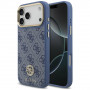 Θήκη Guess 4G Strass Logo MagSafe για Apple iPhone 18 Pro Max / 17 Pro Max, μπλε