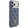 Θήκη Guess 4G Strass Logo MagSafe για Apple iPhone 18 Pro Max / 17 Pro Max, μπλε
