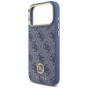 Θήκη Guess 4G Strass Logo MagSafe για Apple iPhone 18 Pro Max / 17 Pro Max, μπλε