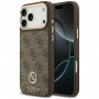 Θήκη Guess 4G Strass Logo MagSafe για Apple iPhone 18 Pro Max / 17 Pro Max, καφέ