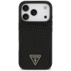 Θήκη MagSafe Guess Croco Triangle Logo για Apple iPhone 18 Pro Max / 17 Pro Max, Μαύρη