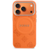 Θήκη Guess Peony Hot Stamp MagSafe για Apple iPhone 18 Pro Max / 17 Pro Max, πορτοκαλί