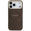Θήκη Guess Peony Hot Stamp MagSafe για Apple iPhone 18 Pro Max / 17 Pro Max, καφέ