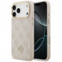Θήκη Guess 4G Strass Logo MagSafe για Apple iPhone 18 Pro Max / 17 Pro Max, ροζ