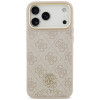 Θήκη Guess 4G Strass Logo MagSafe για Apple iPhone 18 Pro Max / 17 Pro Max, ροζ