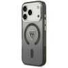 Θήκη Guess IML Gradient Triangle Logo MagSafe για Apple iPhone 18 Pro Max / 17 Pro Max, Μαύρη