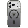 Θήκη Guess IML Gradient Triangle Logo MagSafe για Apple iPhone 18 Pro Max / 17 Pro Max, Μαύρη