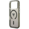 Θήκη Guess IML Gradient Triangle Logo MagSafe για Apple iPhone 18 Pro Max / 17 Pro Max, Μαύρη
