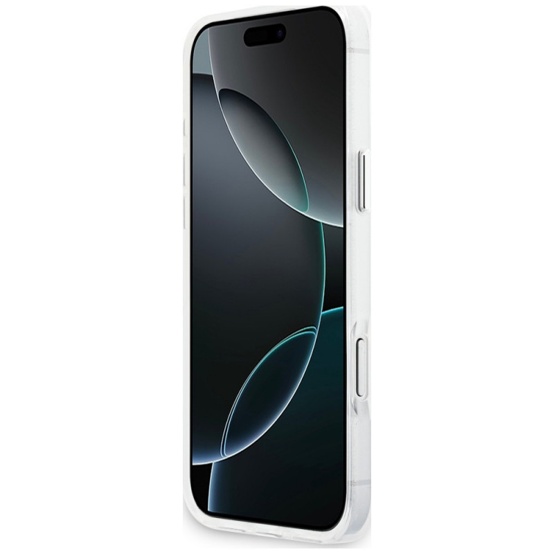 Θήκη MagSafe Guess IML Gradient Triangle Logo για Apple iPhone 18 Pro Max / 17 Pro Max, Διάφανη