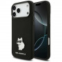 Θήκη Karl Lagerfeld Silicone Choupette Metal Pin για Apple iPhone 18 Pro Max / 17 Pro Max, Μαύρη