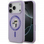Θήκη Karl Lagerfeld Silicone Karl&Choupette Ring MagSafe για Apple iPhone 18 Pro / 17 Pro, Μωβ