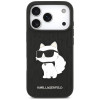 Θήκη Karl Lagerfeld Saffiano Mono Patch Choupette για Apple iPhone 18 Pro / 17 Pro, Μαύρη