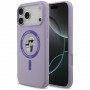 Θήκη Karl Lagerfeld Silicone Karl&Choupette Ring MagSafe για Apple iPhone 18 Pro Max / iPhone 17 Pro Max, Μωβ