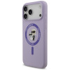 Θήκη Karl Lagerfeld Silicone Karl&Choupette Ring MagSafe για Apple iPhone 18 Pro Max / iPhone 17 Pro Max, Μωβ