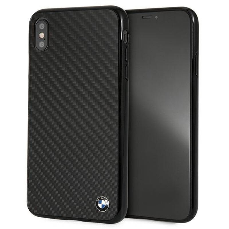 Θήκη BMW BMHCI65MBC Signature Carbon για Apple iPhone XS Max, Μαύρη