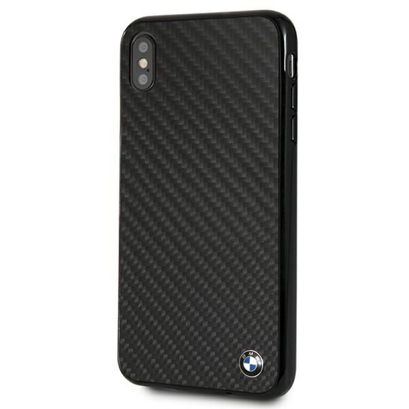 Θήκη BMW BMHCI65MBC Signature Carbon για Apple iPhone XS Max, Μαύρη