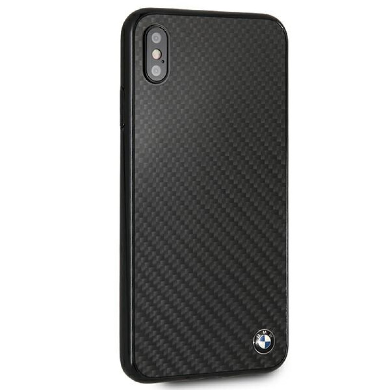 Θήκη BMW BMHCI65MBC Signature Carbon για Apple iPhone XS Max, Μαύρη