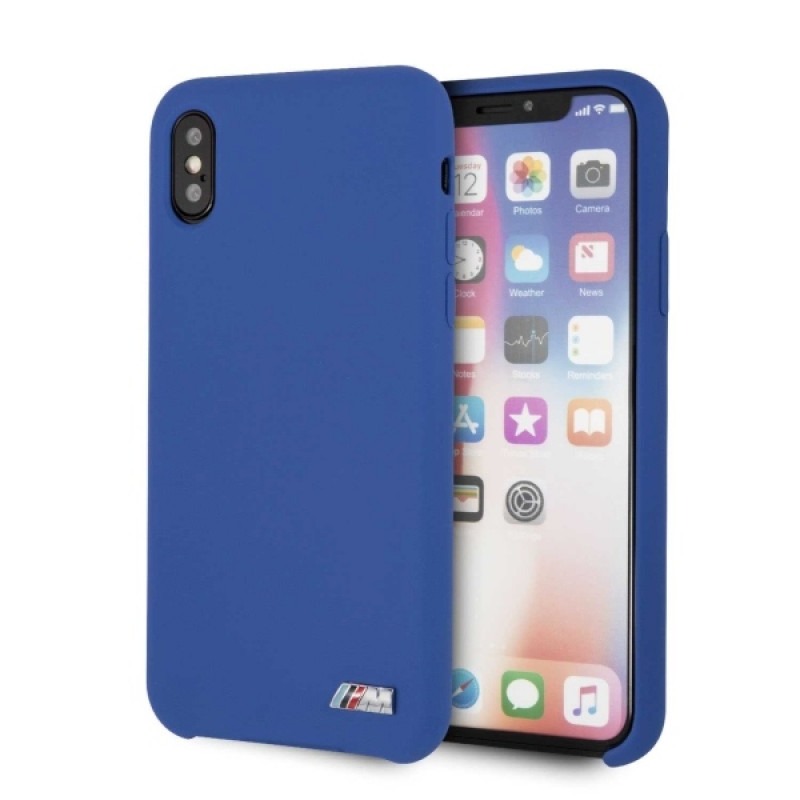 Θήκη BMW BMHCPXMSILNA Silicone M Collection για Apple iPhone X / XS, Navy