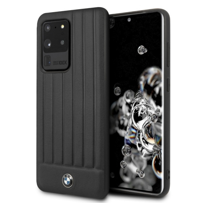 BMW BMHCS69POCBK Signature Θήκη Σκληρή για Samsung Galaxy S20 Ultra, Μαύρη
