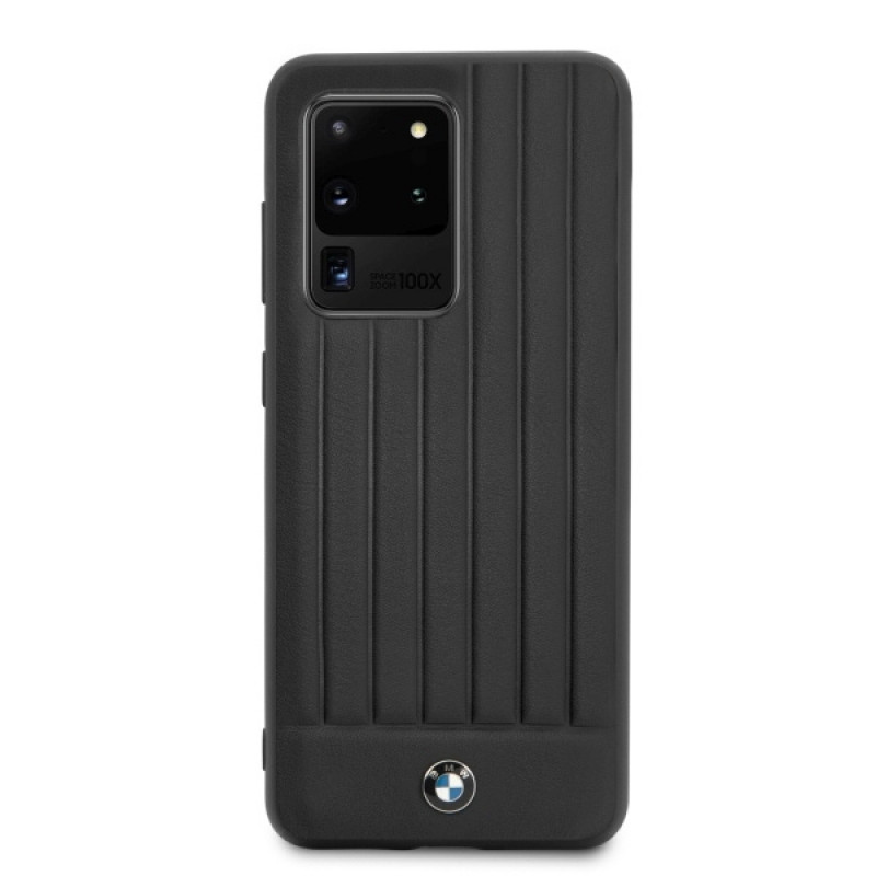 BMW BMHCS69POCBK Signature Θήκη Σκληρή για Samsung Galaxy S20 Ultra, Μαύρη