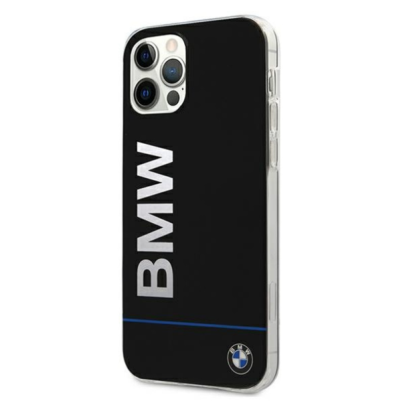 Θήκη BMW BMHCP12MPCUBBK Signature Printed Logo Hardcase για Apple iPhone 12 / 12 Pro, Μαύρη