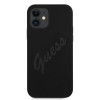 Guess GUHCP12SLSVSBK Θήκη Script Vintage για Apple iPhone 12 mini 5.4 inch, Μαύρο/Μαύρο