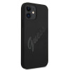Guess GUHCP12SLSVSBK Θήκη Script Vintage για Apple iPhone 12 mini 5.4 inch, Μαύρο/Μαύρο