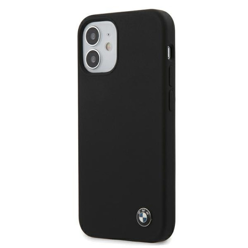 Θήκη BMW BMHCP12SSILBK Silicone Signature Hardcase για Apple iPhone 12 mini, Μαύρη