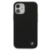 Θήκη BMW BMHCP12SSILBK Silicone Signature Hardcase για Apple iPhone 12 mini, Μαύρη