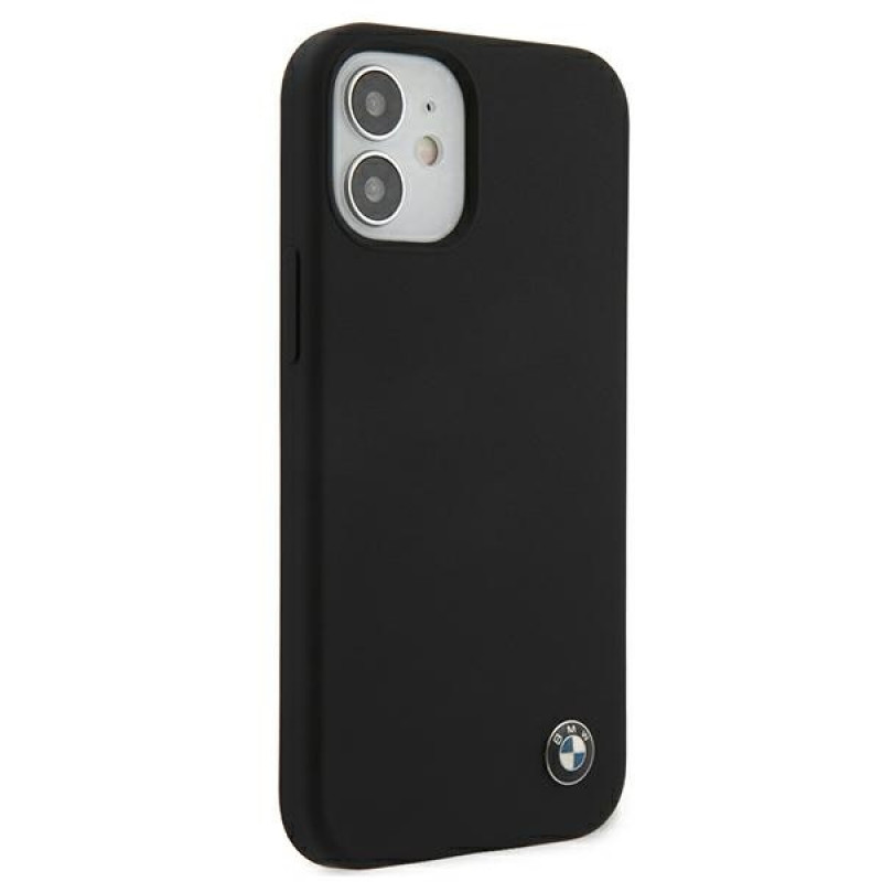 Θήκη BMW BMHCP12SSILBK Silicone Signature Hardcase για Apple iPhone 12 mini, Μαύρη