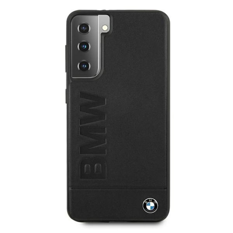 Θήκη σκληρή BMW BMHCS21MSLLBK Signature Logo Imprint για Samsung Galaxy S21+, μαύρη