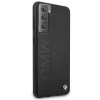 Θήκη σκληρή BMW BMHCS21MSLLBK Signature Logo Imprint για Samsung Galaxy S21+, μαύρη