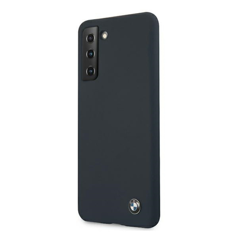BMW BMHCS21MSILNA Θήκη Silicone Signature για Samsung Galaxy S21+, Μπλε