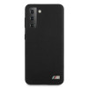 Θήκη BMW BMHCS21MMSILBK Silicone M Collection για Samsung Galaxy S21+, μαύρη