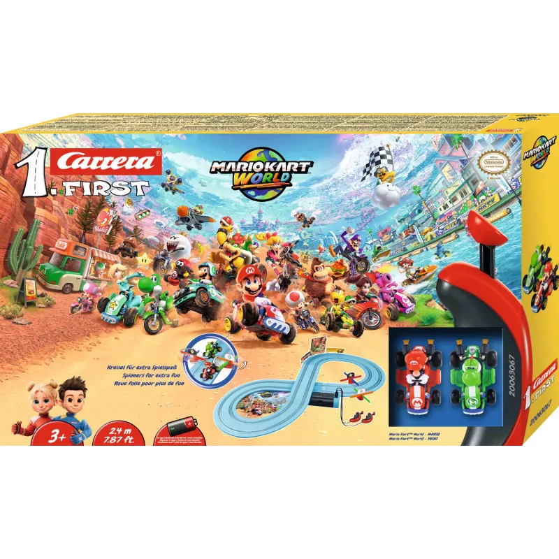 Carrera First!!! Σετ Πρώτων Αυτοκινήτων - Mario Kart World Mario vs. Yoshi (20063067)