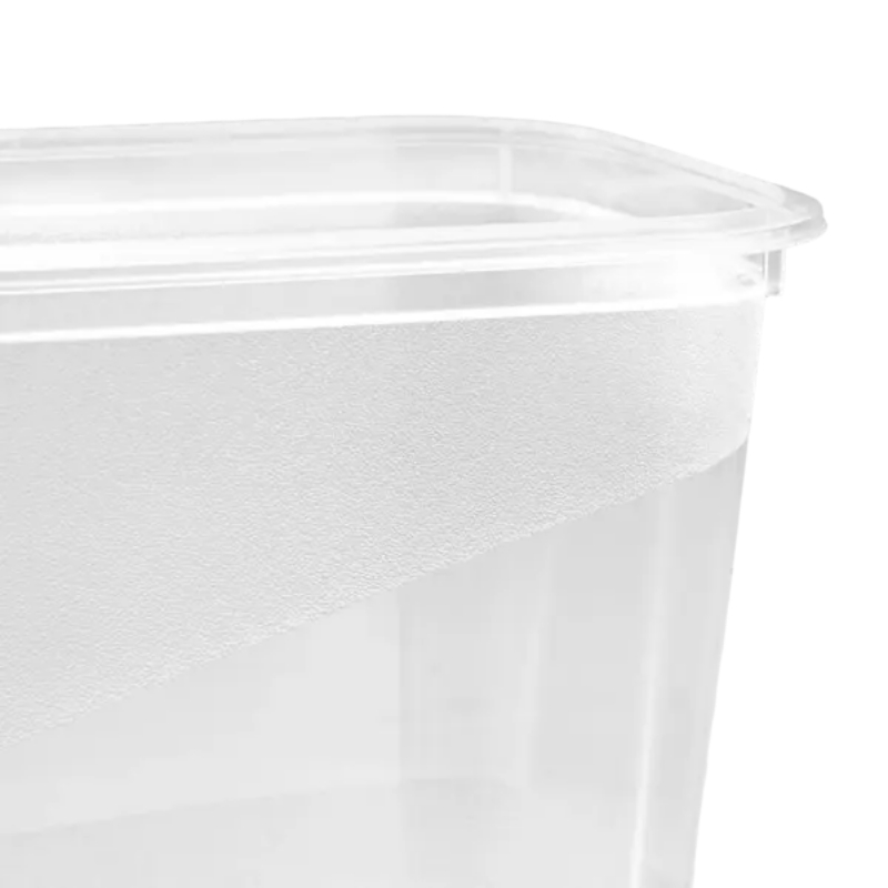 Σετ δοχείων τροφίμων keeeper Fredo Fresh, 3 x 1.0 L, ορθογώνια, διαφανής βάση, γκρι καπάκι