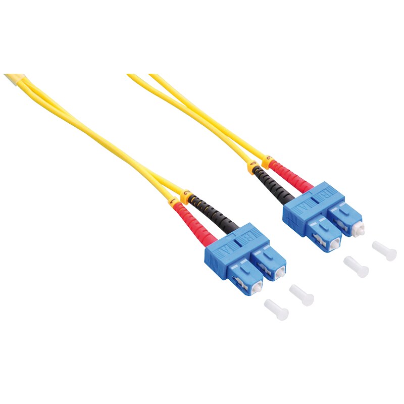 Καλώδιο οπτικών ινών LogiLink FP0SC10 SC/SC OS2 9/125 µm Duplex, 10 m, κίτρινο