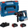 Bosch GBH 18V-22 X Professional περιστροφικό σφυρί 0611924101, 18 V, 2 J, 2 μπαταρίες 4.0 Ah
