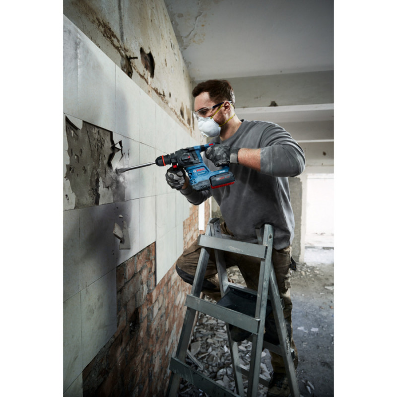 Bosch GBH 18V-22 X Professional περιστροφικό σφυρί 0611924101, 18 V, 2 J, 2 μπαταρίες 4.0 Ah
