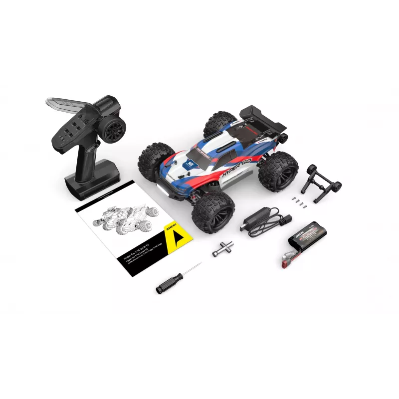 Amewi Hyper Go Truggy V2 brushless 4WD, 1:16, RTR, μπλε/κόκκινο