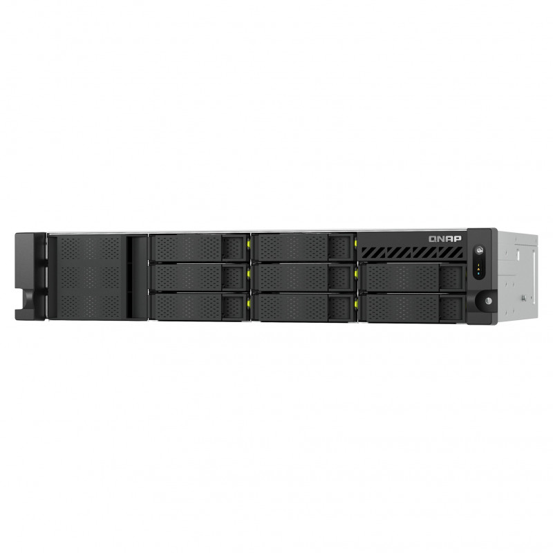 QNAP TS-h1073BXeU-RP-8G NAS rack 2U, Ryzen Embedded V1780B, 8 GB DDR4, πλεονάζουσα τροφοδοσία