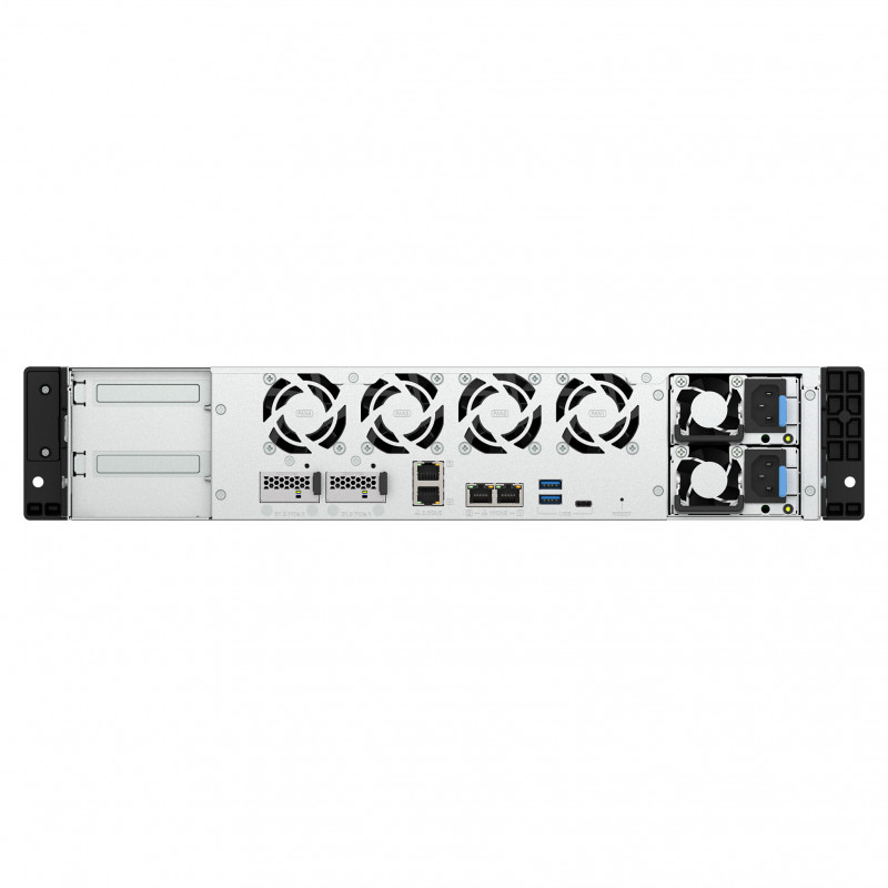 QNAP TS-h1073BXeU-RP-8G NAS rack 2U, Ryzen Embedded V1780B, 8 GB DDR4, πλεονάζουσα τροφοδοσία