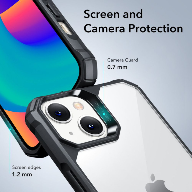 Θήκη ESR Air Armor ESR515 για Apple iPhone 14 Plus / 15 Plus, Διάφανη/Μαύρη