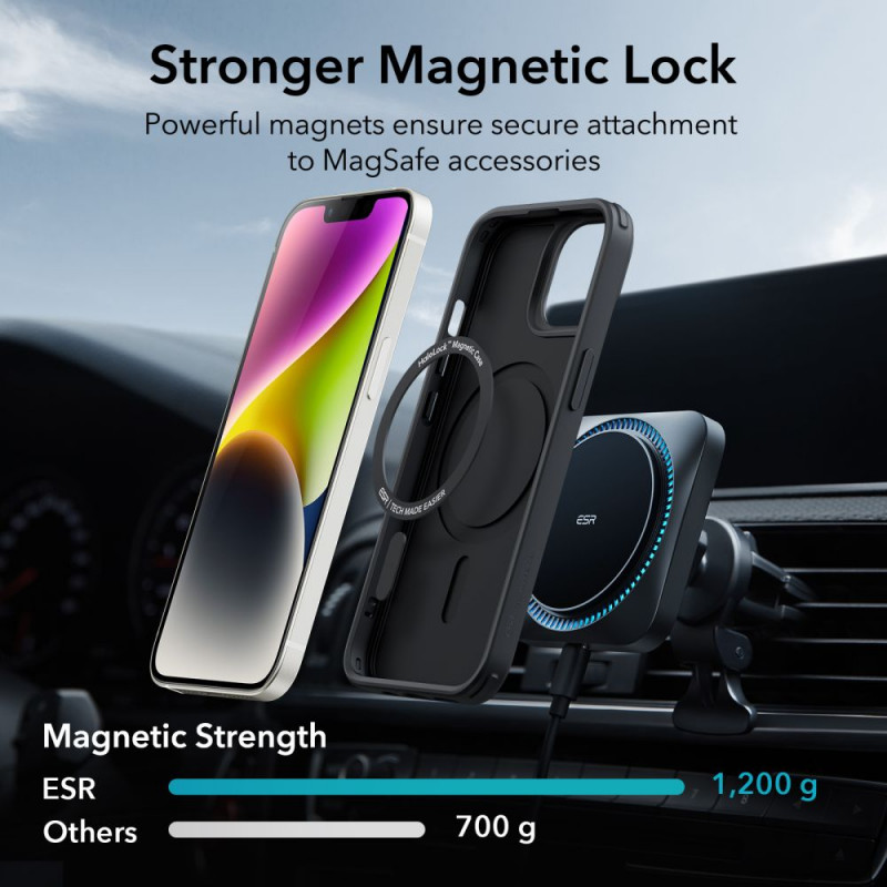 Θήκη ESR Classic Hybrid HaloLock MagSafe για Apple iPhone 14 Plus / 15 Plus, ESR564, Μαύρη