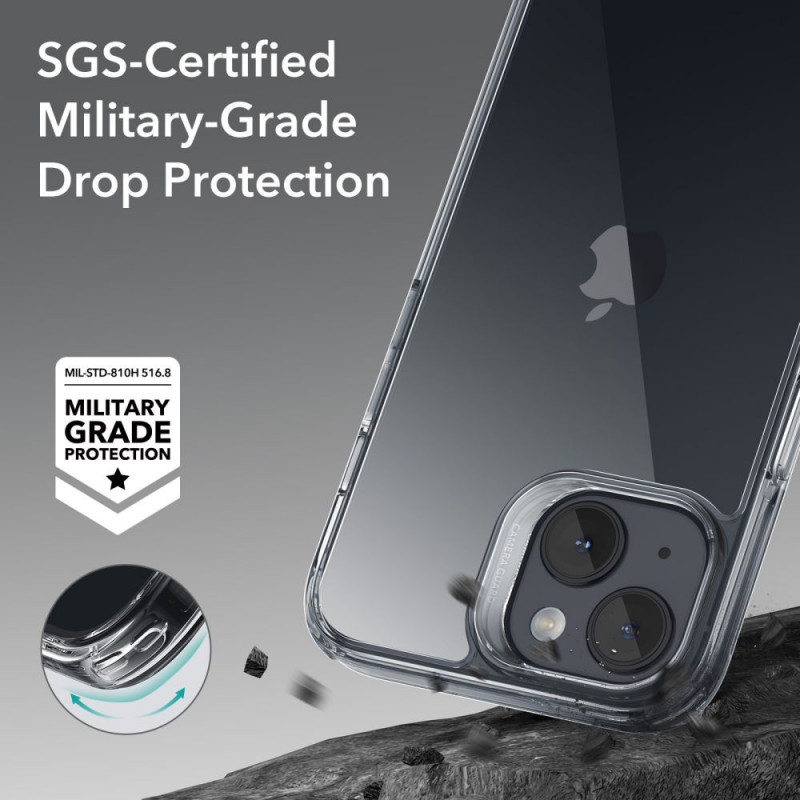 Θήκη ESR Ice Shield για Apple iPhone 15 Plus / 14 Plus, ESR709, Διάφανη