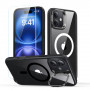 Θήκη ESR Classic Hybrid Kickstand HaloLock MagSafe με Tempered Glass για Apple iPhone 16, Διάφανη/Μαύρη