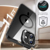 Θήκη ESR Classic Hybrid Kickstand HaloLock MagSafe με Tempered Glass για Apple iPhone 16, Διάφανη/Μαύρη