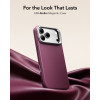 Θήκη ESR Leather Kickstand MagSafe για Apple iPhone 17 Pro / 18 Pro, Deep Burgundy
